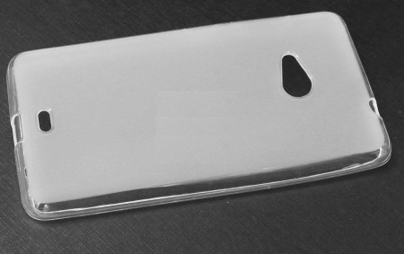 Силиконови гърбове Силиконови гърбове за Microsoft Силиконов гръб ТПУ мат за Microsoft Lumia 550 бял прозрачен